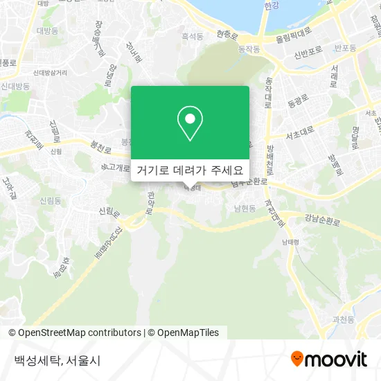백성세탁 지도