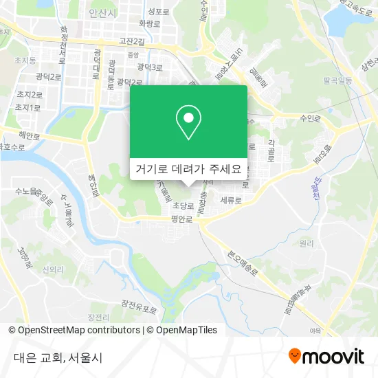 대은 교회 지도