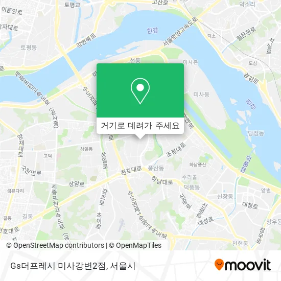 Gs더프레시 미사강변2점 지도