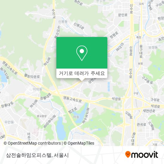 삼전솔하임오피스텔 지도