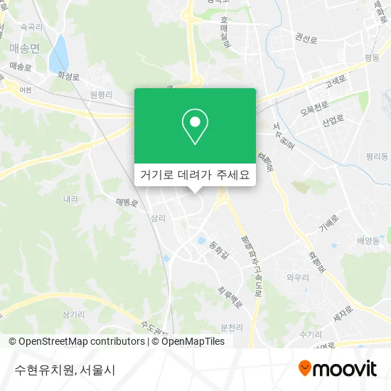 수현유치원 지도