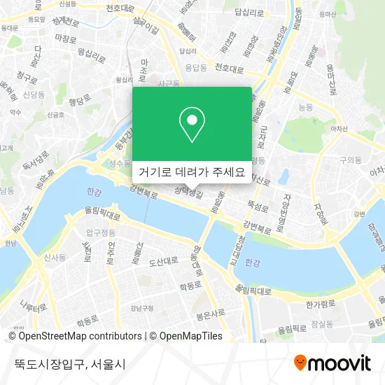 뚝도시장입구 지도
