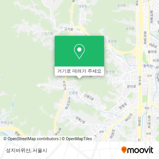 성지바위산 지도