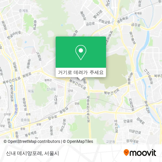 신내 데시앙포레 지도