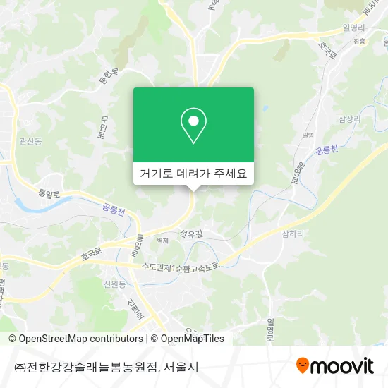 ㈜전한강강술래늘봄농원점 지도