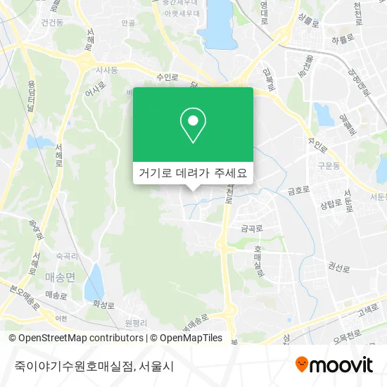 죽이야기수원호매실점 지도