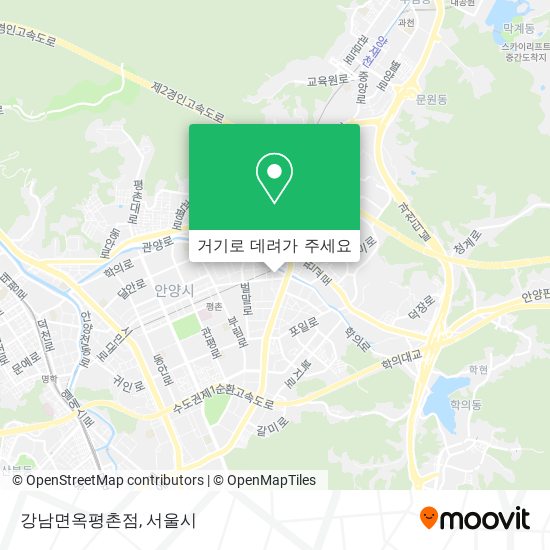 강남면옥평촌점 지도