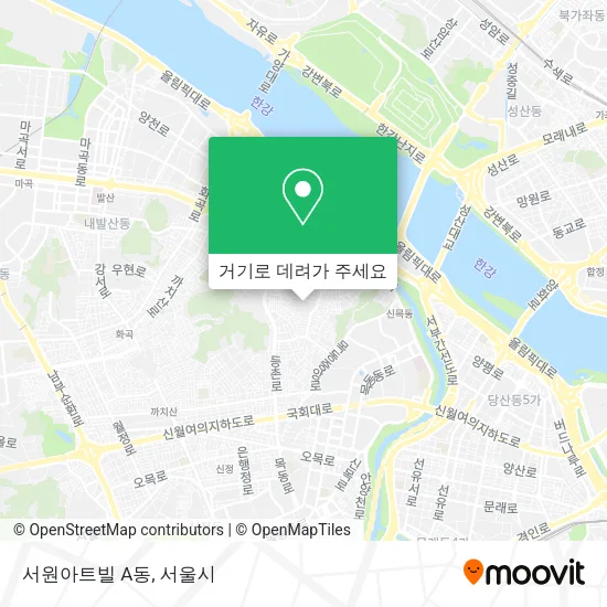 서원아트빌 A동 지도