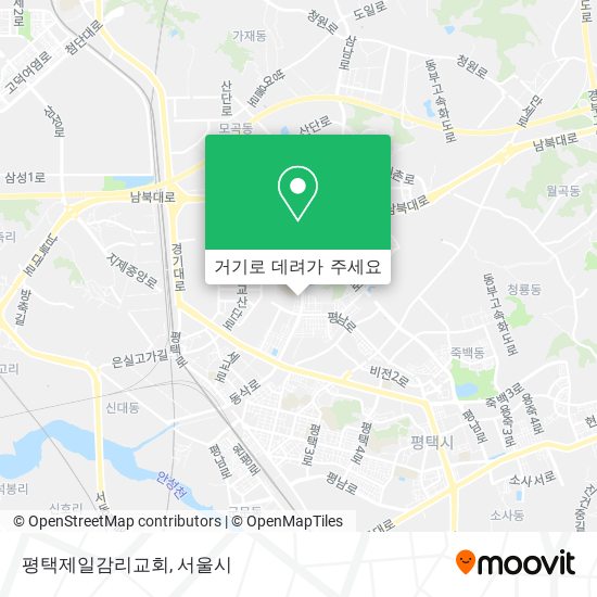 평택제일감리교회 지도