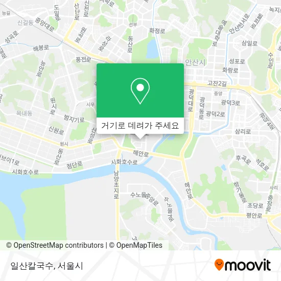 일산칼국수 지도