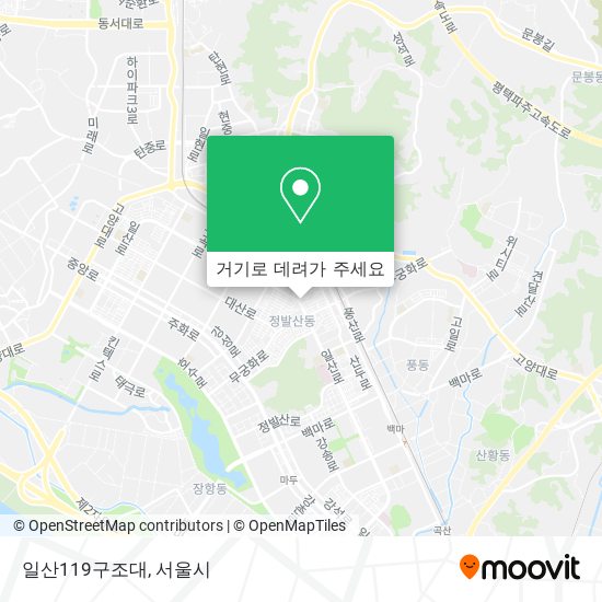 일산119구조대 지도