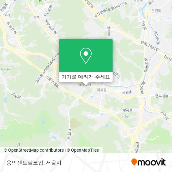 용인센트럴코업 지도