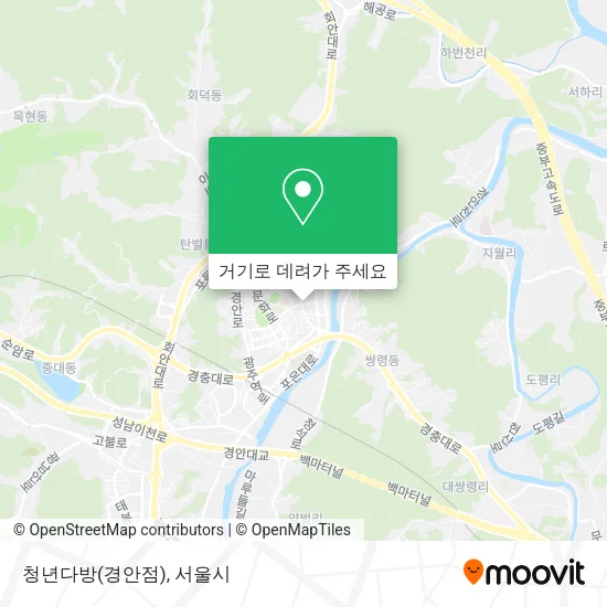 청년다방(경안점) 지도