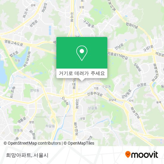 희망아파트 지도