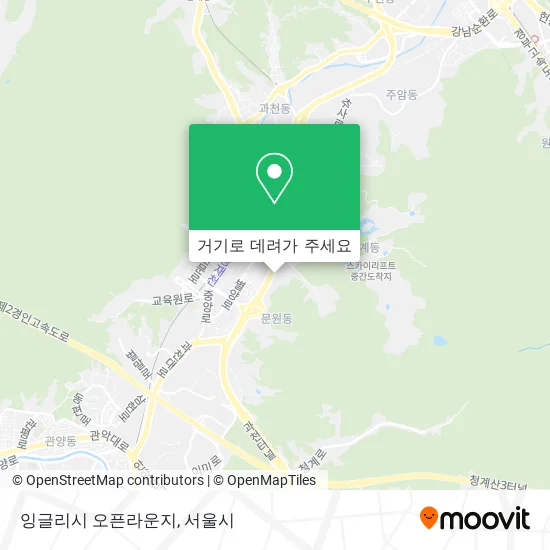 잉글리시 오픈라운지 지도