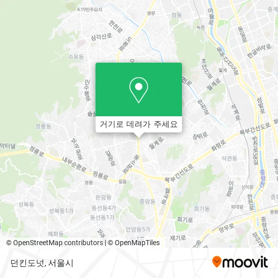 던킨도넛 지도