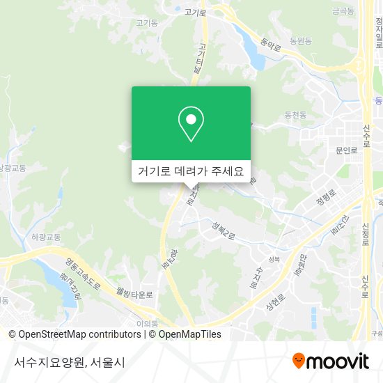 서수지요양원 지도