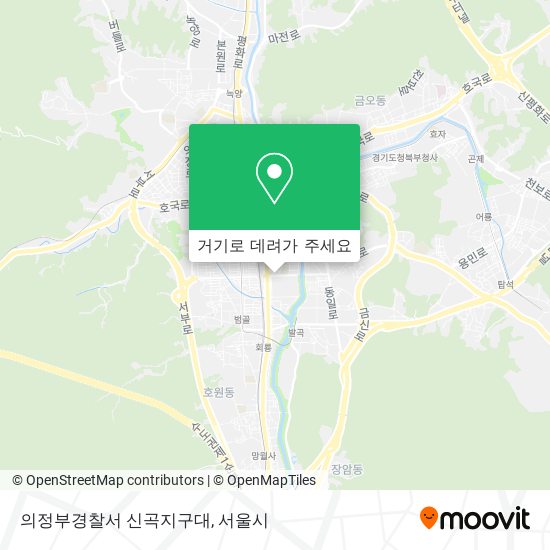 의정부경찰서 신곡지구대 지도