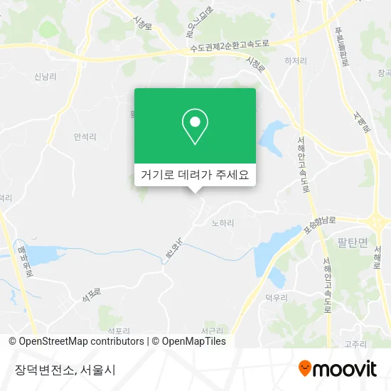 장덕변전소 지도