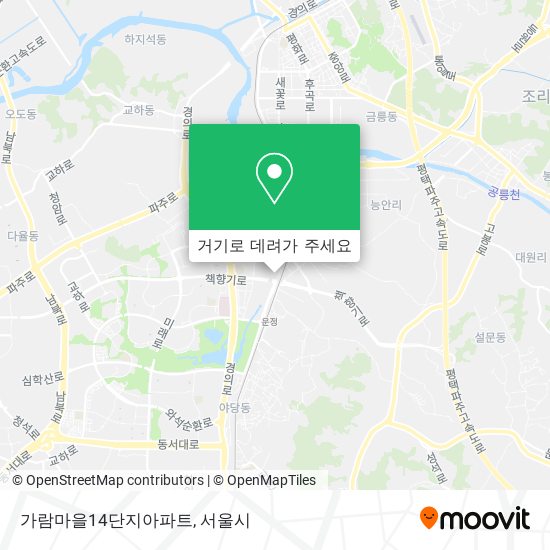 가람마을14단지아파트 지도