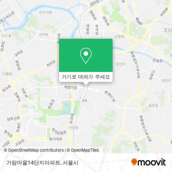 가람마을14단지아파트 지도