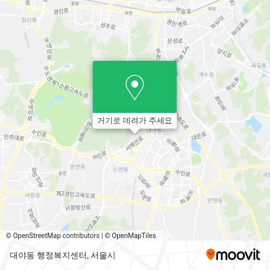 대야동 행정복지센터 지도