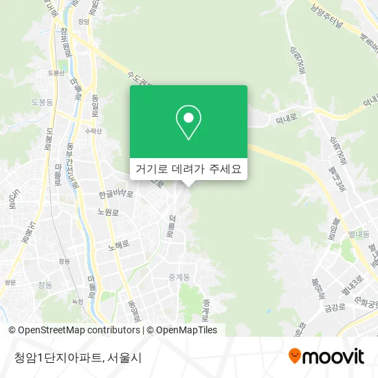 청암1단지아파트 지도
