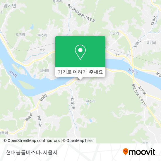 현대블룸비스타 지도