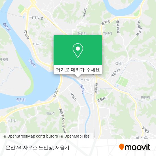 문산2리사무소.노인정 지도