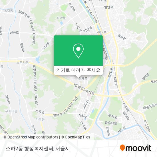 소하2동 행정복지센터 지도