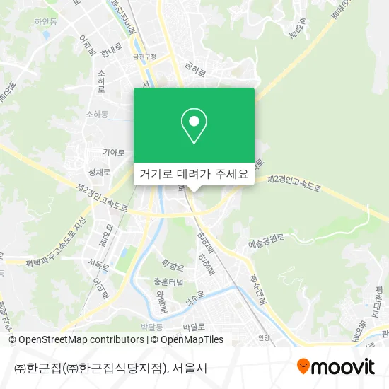 ㈜한근집(㈜한근집식당지점) 지도