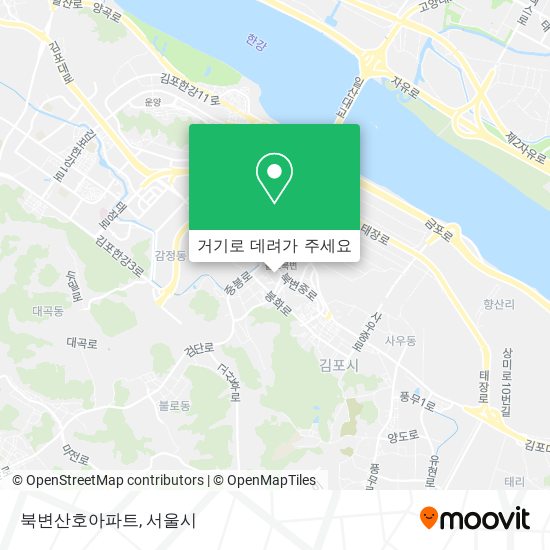 북변산호아파트 지도