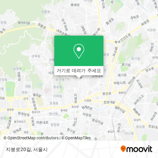 지붕로20길 지도