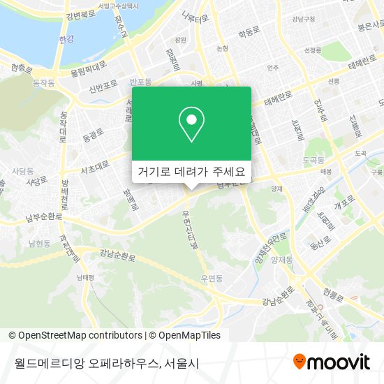 월드메르디앙 오페라하우스 지도