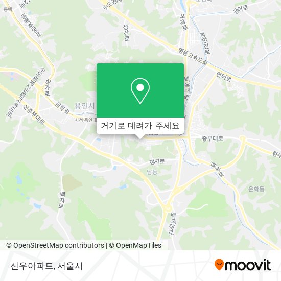 신우아파트 지도