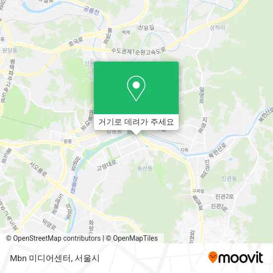 Mbn 미디어센터 지도
