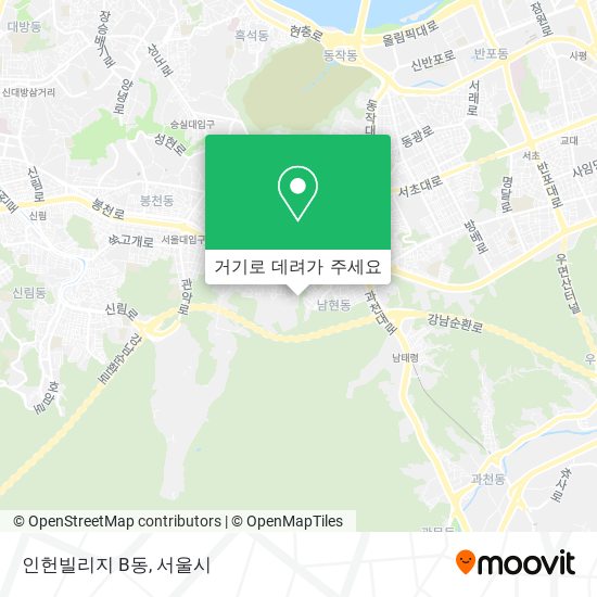 인헌빌리지 B동 지도