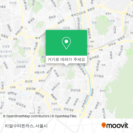 리얼수타돈까스 지도