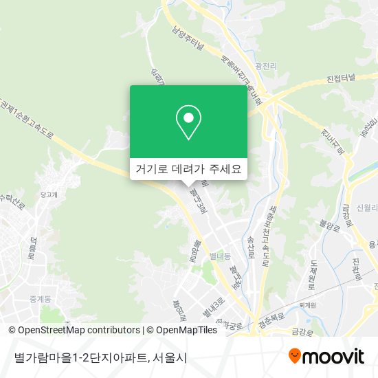 별가람마을1-2단지아파트 지도