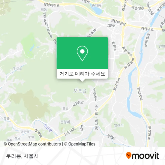 두리봉 지도