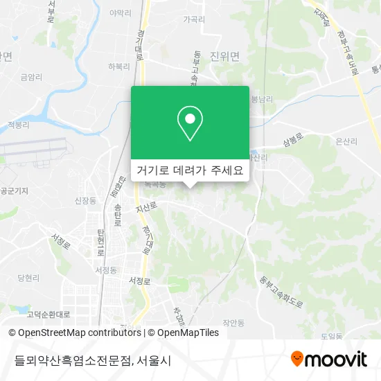 들뫼약산흑염소전문점 지도