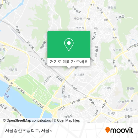서울증산초등학교 지도