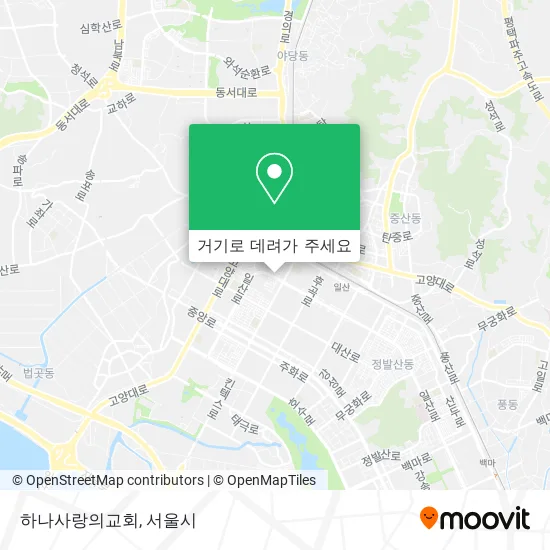 하나사랑의교회 지도