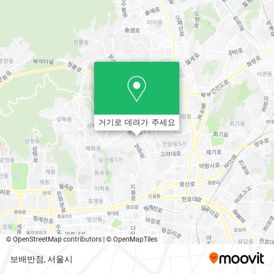 보배반점 지도