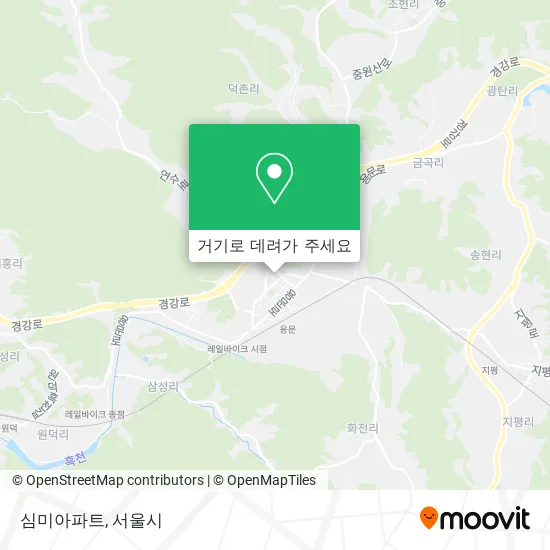 심미아파트 지도