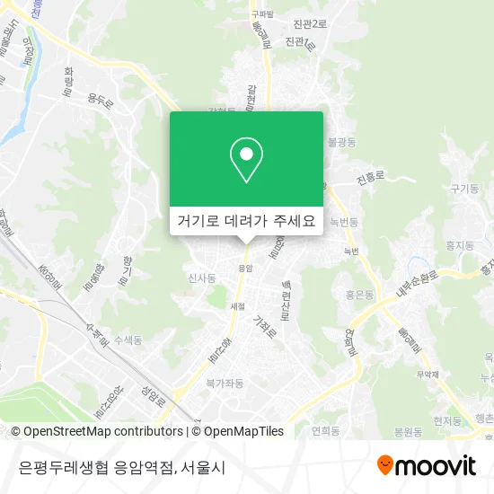 은평두레생협 응암역점 지도