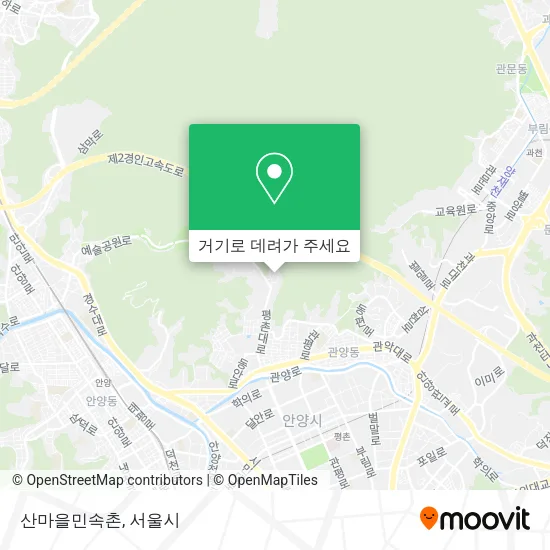 산마을민속촌 지도