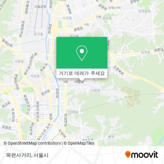 목련사거리 지도