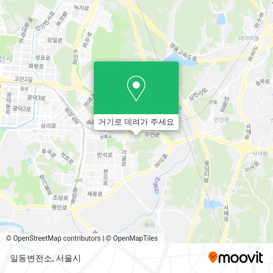 일동변전소 지도
