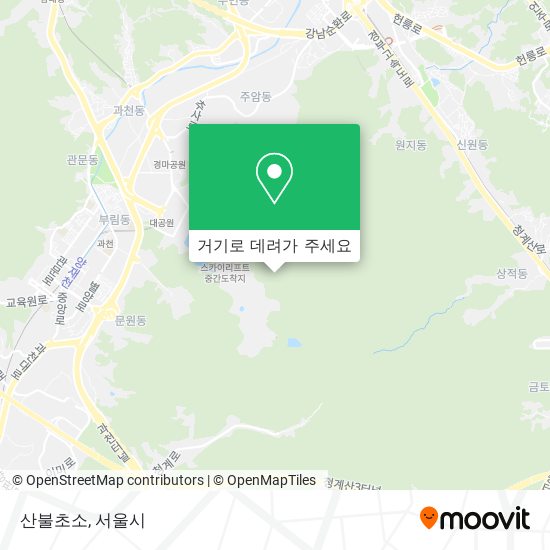 산불초소 지도